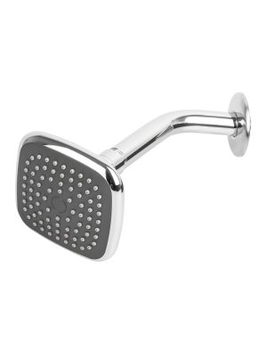 45065 - Regadera cuadrada 3-3/4' brazo y chapetón de acero, Basic