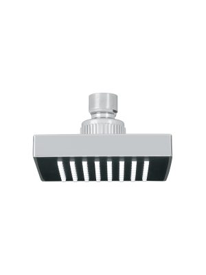 46733 - Regadera cuadrada ABS 4' acabado cromo sin brazo, Foset