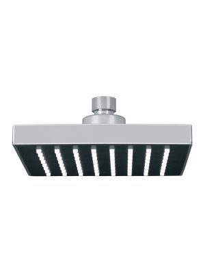 R-404S.jpg 46735 - Regadera cuadrada ABS 6' acabado cromo sin brazo, Foset