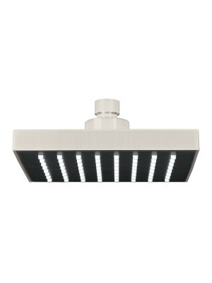 R-404SN.jpg 46741 - Regadera cuadrada ABS 6' acabado satín sin brazo, Foset