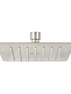 R-414SN.jpg 47743 - Regadera cuadrada 6', acero inox, sin brazo, satín, Túbig