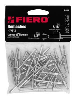 R-45BE1.jpg 44521 - Bolsa con 50 remaches 1/8' x 5/16' de aluminio, ala 1/4'