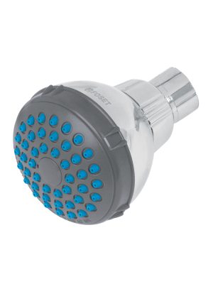 R-506S.jpg 49412 - Regadera redonda de ABS 2-1/2' gris-cromo sin brazo, Basic