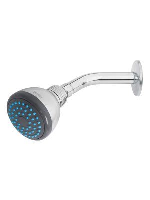 R-507.jpg 49246 - Regadera redonda 3' brazo y chapetón de acero, Foset Basic