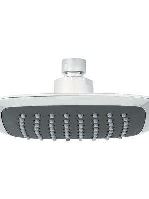 R-510S.jpg 49454 - Regadera cuadrada plato ancho 6' gris-cromo, sin brazo, Aero