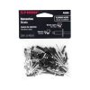 46566 - Bolsa c/50 remaches 5/32'x3/8' negros de aluminio, ala 5/16'