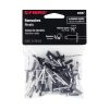 46567 - Bolsa c/50 remaches 5/32'x1/2' negros de aluminio, ala 5/16'