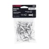 46580 - Bolsa c/50 remaches 3/16'x1/2' blancos de aluminio, ala 3/8'