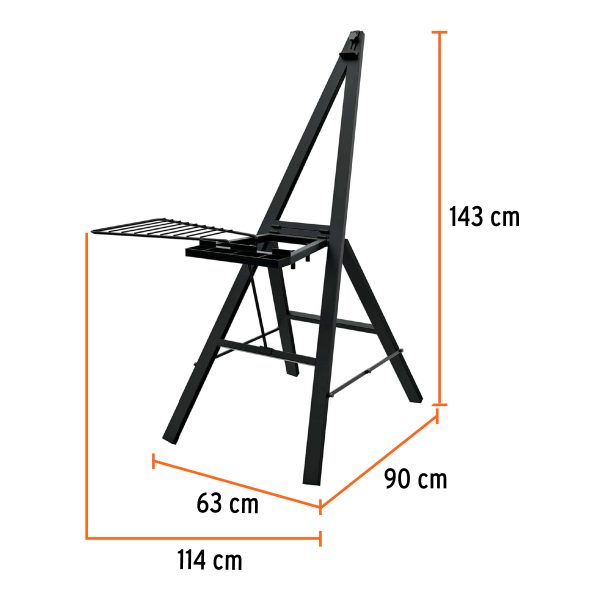 57027 - Rack para armado de carretillas, Truper
