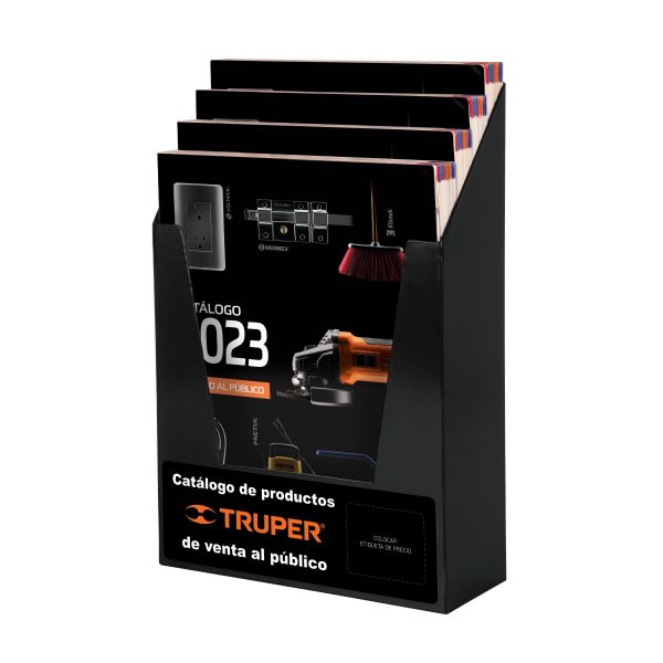 53004 - Rack para venta de catálogos en mostrador, Truper