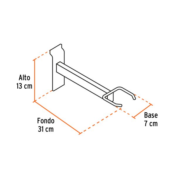 50345 - Rack para desbrozadora eléctrica o de gasolina, Truper