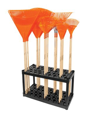 55863 - Rack de plástico para escobas, Truper