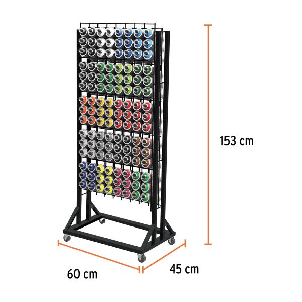 50330 - Rack para 120 pinturas en aerosol, Truper