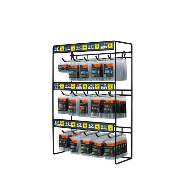 55958 - Exhibidor con 90 estuches de puntas para desarmador