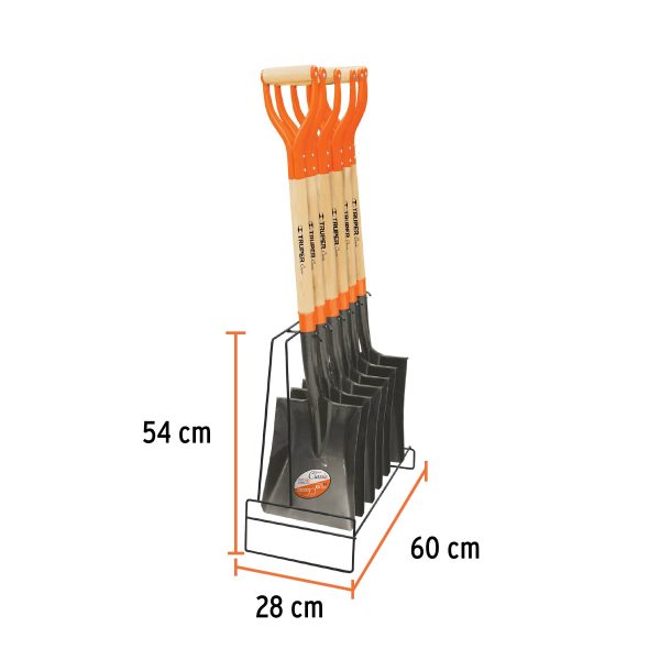 50086 - Rack de piso para palas, Truper