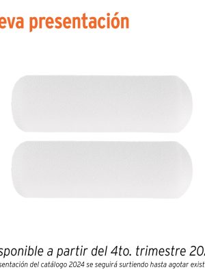 R-ROPI-410E.jpg 13907 - Bolsa c/2 felpas para mini rodillo esponja 4'x3/8', TRUPER