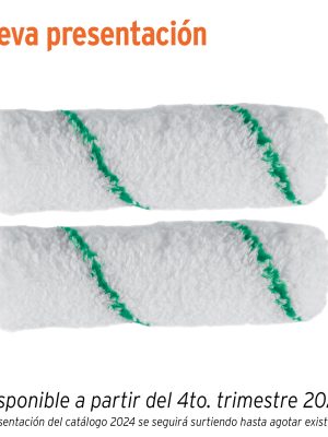 R-ROPI-410M.jpg 103788 - Bolsa c/2 felpas p/mini rodillo de microfibra 4'x3/8',TRUPER