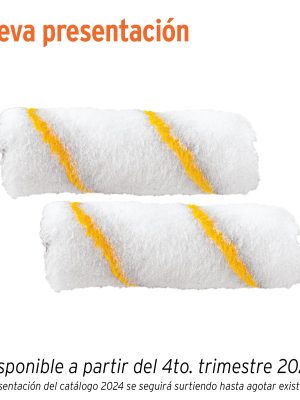 R-ROPI-420N.jpg 13911 - Bolsa c/2 felpas p/mini rodillo de poliéster 4'x3/8', TRUPER