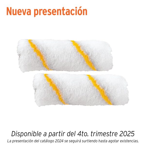 13911 - Bolsa c/2 felpas p/mini rodillo de poliéster 4'x3/8', TRUPER