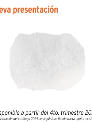 13897 - Bolsa c/1 felpa para mini rodillo poliéster 4'x3/4', TRUPER