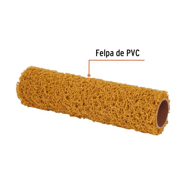 17684 - Felpa para rodillo PVC 9' x 7/16' texturizados, Truper