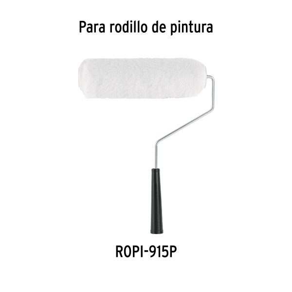 28042 - Felpa para rodillo, 9x5/8',superficies poco rugosas, PRETUL