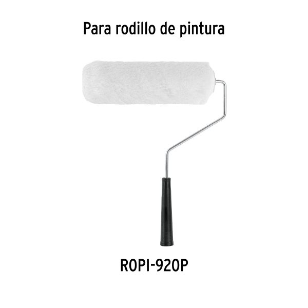 28043 - Felpa para rodillo, 9 x 3/4', superficies rugosas, PRETUL