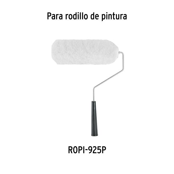 28044 - Felpa para rodillo, 9 x 1', superficies muy rugosas, PRETUL