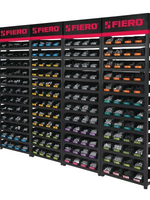 55728 - Rack modular con tornillos, 192 gavetas