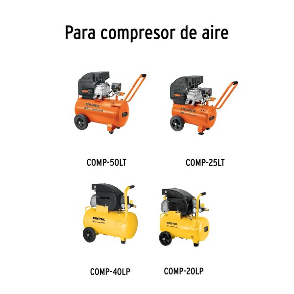 102083 - Tapón de aceite para compresores Grupo 8, Truper