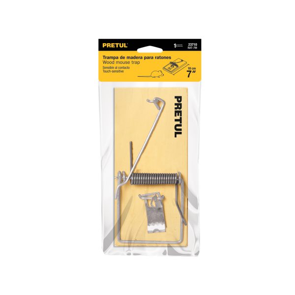 23710 - Trampa de madera de 7' para ratón, Pretul