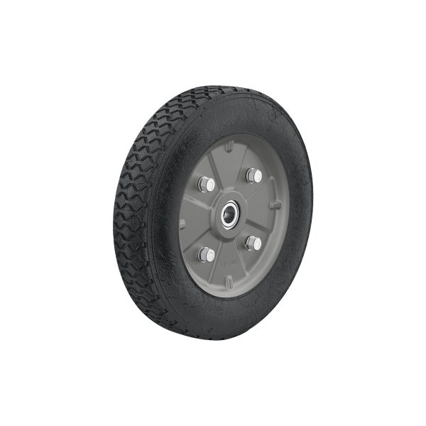 45035 - Rueda de hule sólido 10' para diablo, doble balero, Pretul