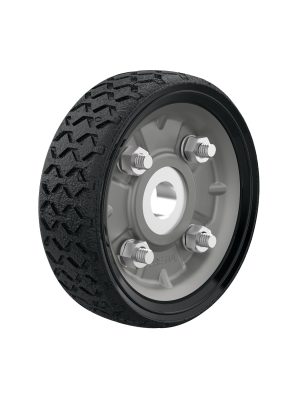 RD-41.jpg 45476 - Rueda de hule sólido 4-1/2' para diablo, un balero, Pretul