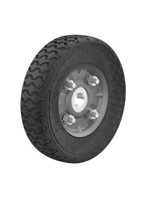 RD-61.jpg 45481 - Rueda de hule sólido 6' para diablo, un balero, Pretul