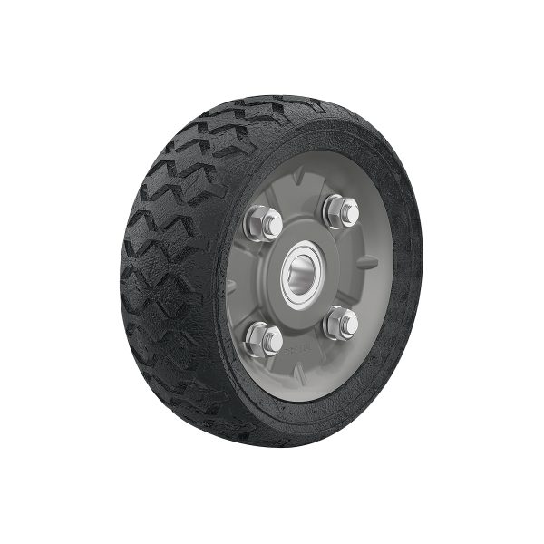 45480 - Rueda de hule sólido 6' para diablo, doble balero, Pretul