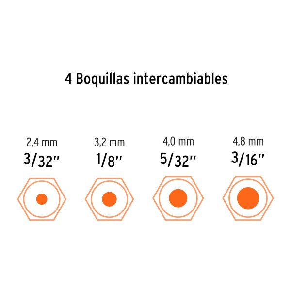 17961 - Remachadora profesional 10' con remaches, Truper