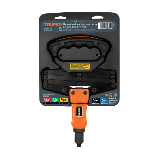 17962 - Remachadora tipo acordeón, Truper