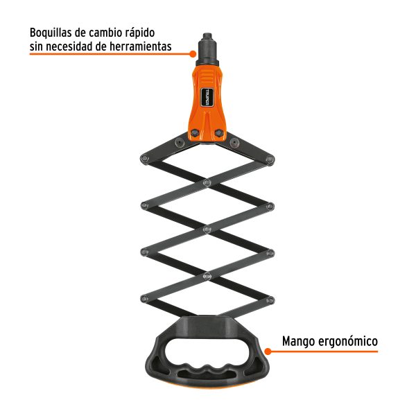 17962 - Remachadora tipo acordeón, Truper