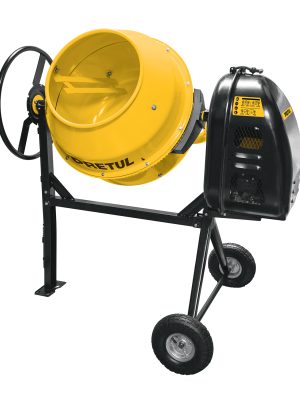 28147 - Revolvedora de cemento a gasolina 160 L, 1/2 saco, Pretul