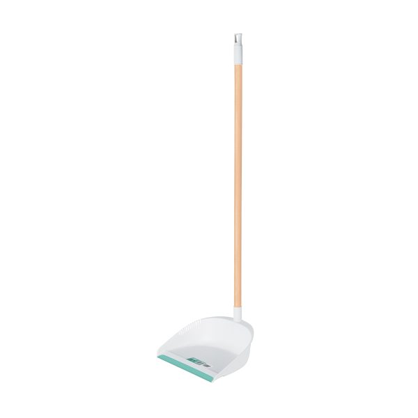 57024 - Recogedor plástico con bastón de madera, KLINTEK