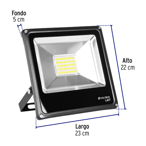 48333 - Reflector delgado de LED 30 W luz cálida, Volteck