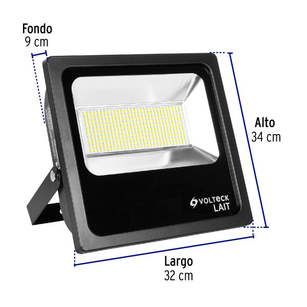 48336 - Reflector delgado de LED 150 W luz cálida, Volteck