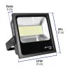 46127 - Reflector delgado de LED 200 W luz de día, Volteck