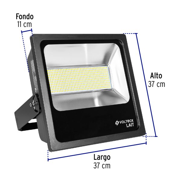 46127 - Reflector delgado de LED 200 W luz de día, Volteck