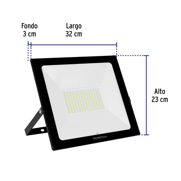 28094 - Reflector ultra delgado LED 150 W luz cálida, Volteck Basic