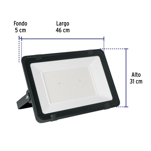 26112 - Reflector ultra delgado LED 300 W luz de día, Volteck Basic