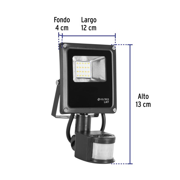 48228 - Reflector LED 10 W alta intensidad con sensor de movimiento
