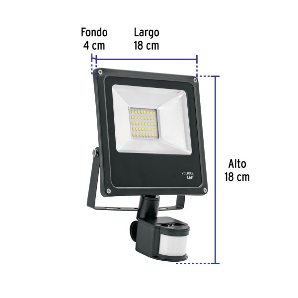48229 - Reflector LED 20 W alta intensidad con sensor de movimiento