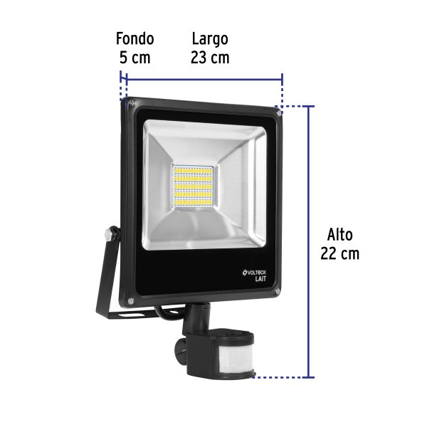 48230 - Reflector LED 30 W alta intensidad con sensor de movimiento