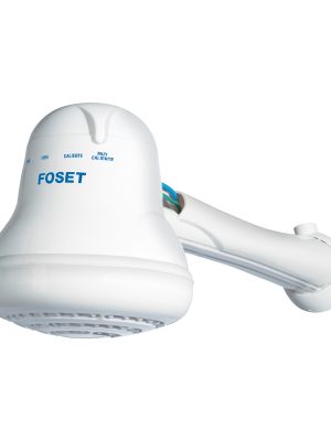 49491 - Regadera eléctrica, 4 temperaturas, 14.5cm, blanca, Foset